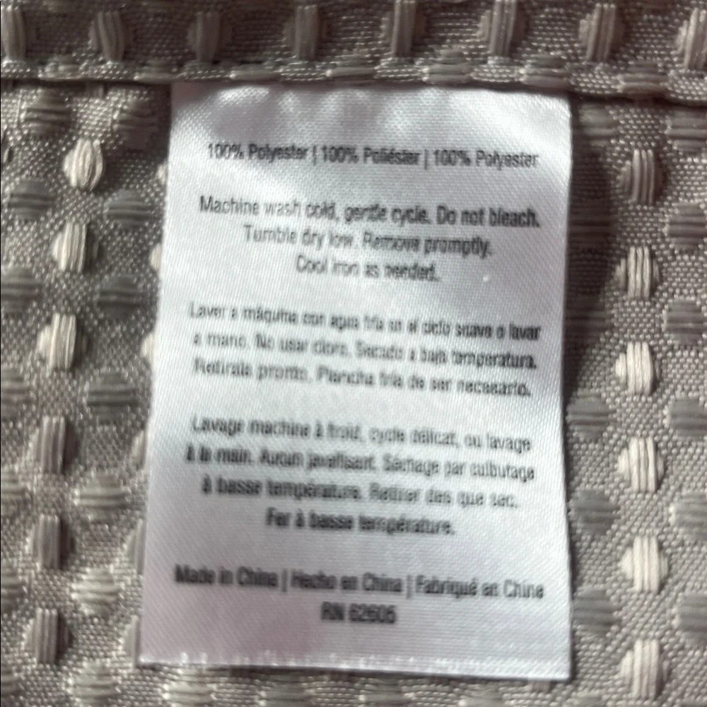 N/A gray fabric